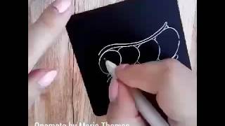 Zentangle. Onamato by Maria Thomas. Zengems.