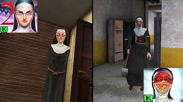 Evil Nun 2: Origins vs Evil Nun : Scary Horror Game Adventure - Android & iOS - New Keplerians Games