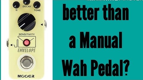 MOOER ENVELOPE FILTER/DYNAMIC AUTO WAH PEDAL DEMO (no talking)