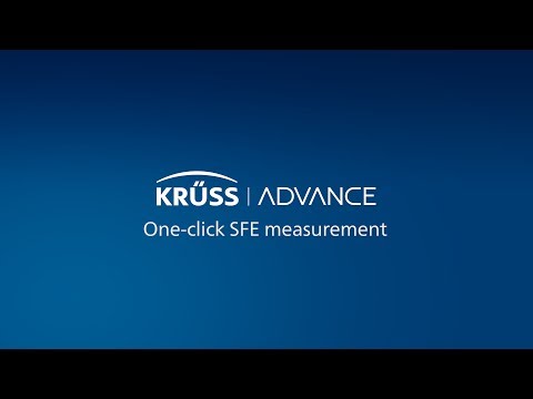 ADVANCE | Drop Shape: One-click SFE measurement
