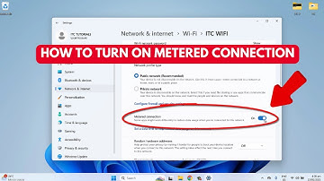 How to Turn on Metered Connection in Windows 11