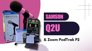 “Samson Q2U + Zoom PodTrak P2 | Budget Podcast Setup That SLAPS! 🎙✨ #BaddieOnABudget”
