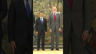 Spanish King Welcomes Ecuadoran President in Madrid  | VOA News shorts