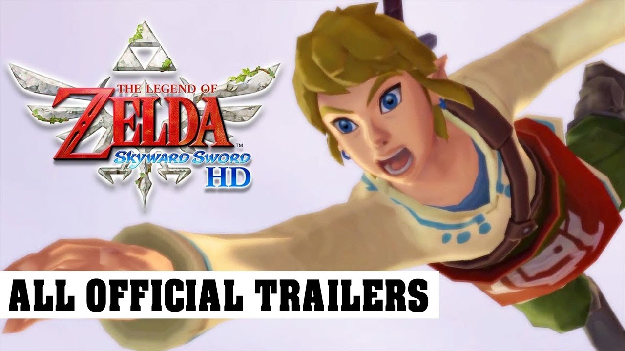 ALL The Legend of Zelda Skyward Sword HD Gameplay Trailer (Nintendo Switch)