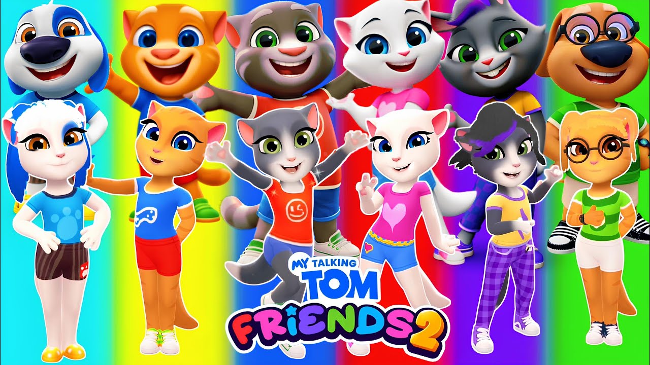 🌈MY TALKING TOM FRIENDS 2 ➕️ ANGELA | Cosplay Makeover