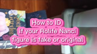 HOW TO ID IF YOUR NANCI FIGURE IS LEGIT