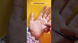 Mehndi Design for Beginners 🌙✨️ #mehndi #shorts #henna #youtubeshorts #minimalmehndi