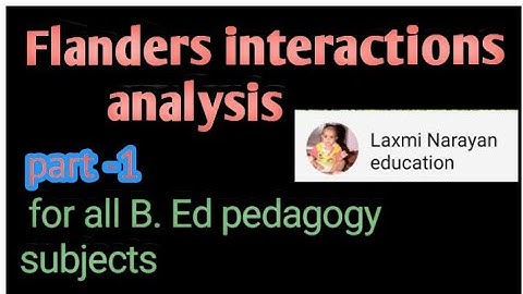 Flanders interactions analysis//for 16 Mark