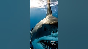 When the Megalodon 🦈 Appears: Heart-Stopping Ocean Experience! #megalodon #sharkattacks