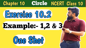 Class 10th Maths | Circles | Example 1, 2 and 3 | Chapter 10 | NCERT