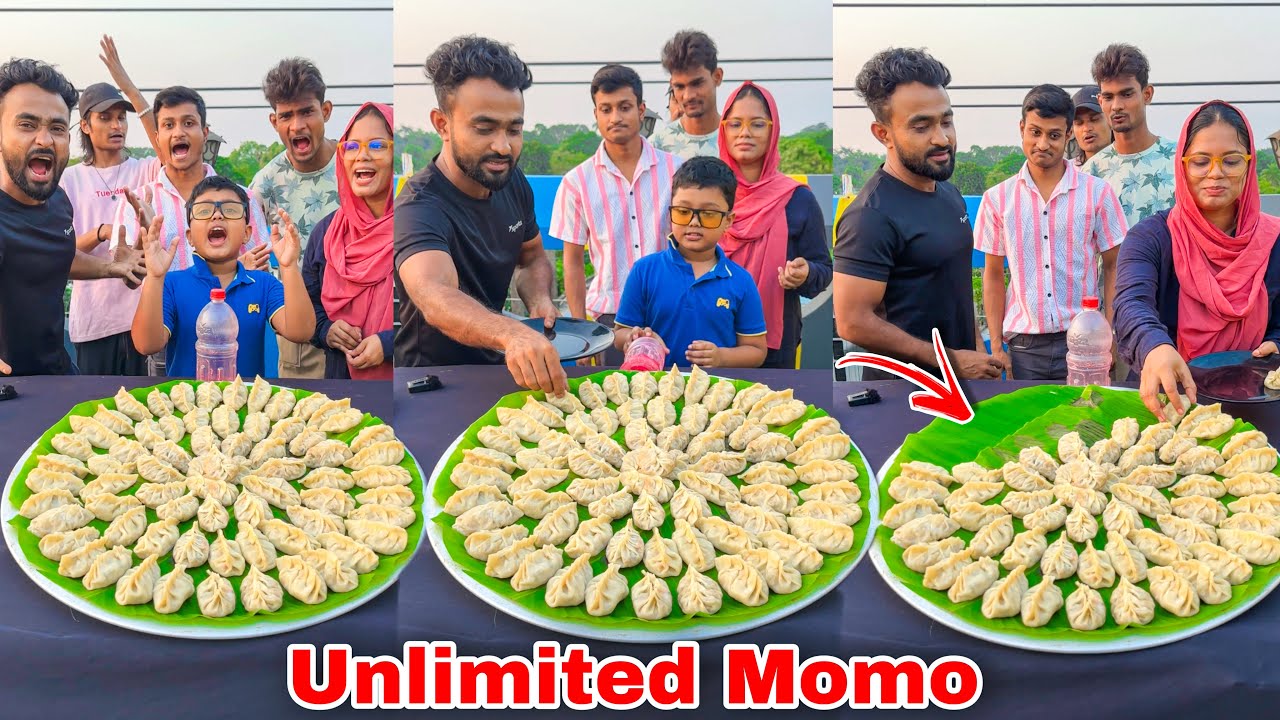 Unlimited Momo Eating Challenge 😍