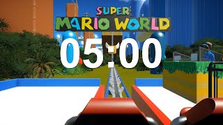 5 Minute Mario Kart | Roller Coaster Ride Super Mario World