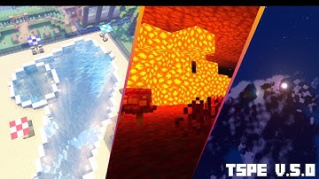MCPE ultra realistic  , vibrant shader | TSPE V.5.0 | AZONEX