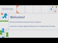 Welcome Remarks of the 2025 Global Colorectal Cancer Congress