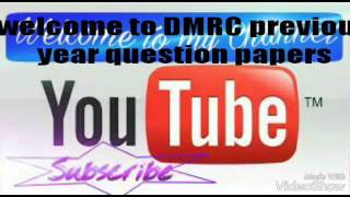 DMRC previous year solved question papers and 41to 70