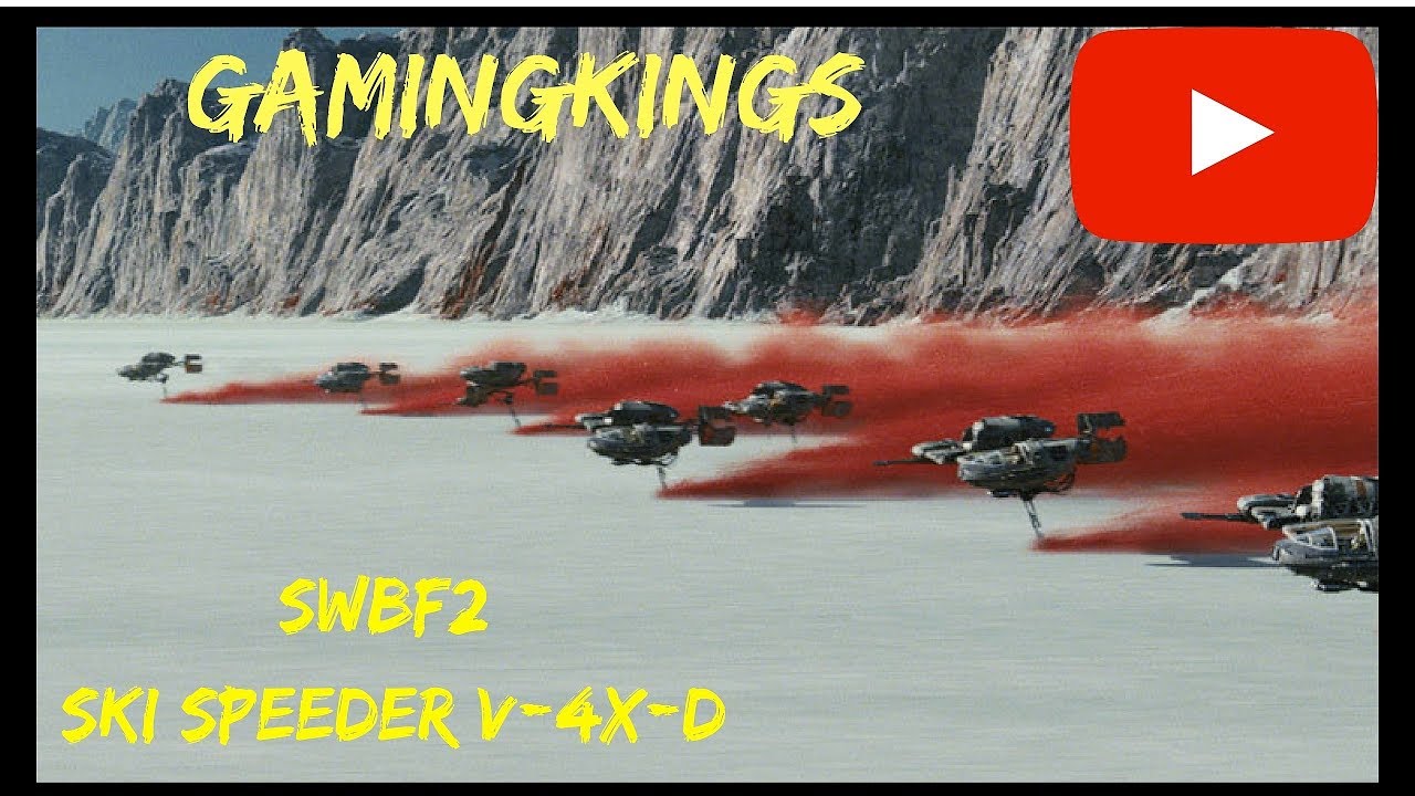 Star Wars Battlefront 2 - V-4X-D Ski Speeder (Crait)