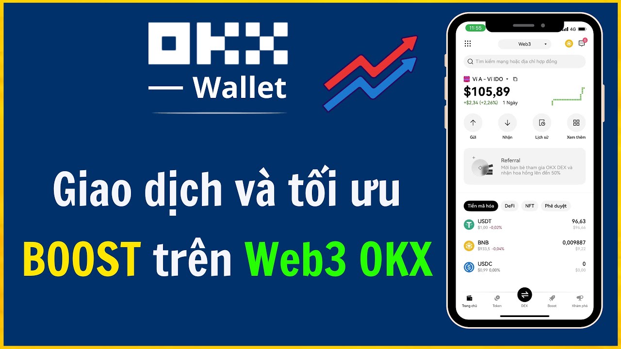 BOOST OKX: Cách giao dịch BOOST OKX trên ví Web3 OKX tối ưu nhất