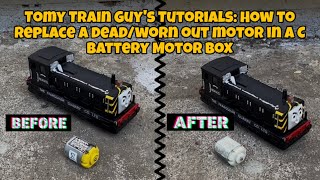 Tomy Train Guy’s Tutorials: How to replace a dead/worn out motor in a C Battery Motor Box
