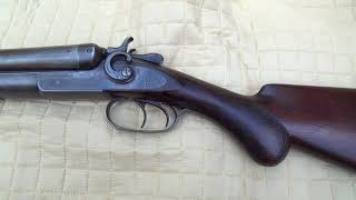 Remington model 1889 12 gauge double barrel shotgun early model grade 1