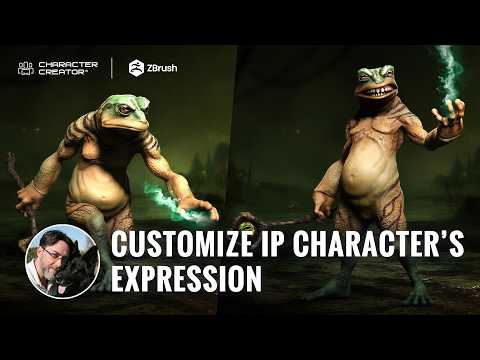ZBrush Face Tools for CC5: Custom Expressions & Dynamic Wrinkles for Alien Characters