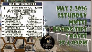 MMTCI LIVE RACING KARERA TIPS OF BATANG PISTA METRO MANILA TURF RACE MAY 2, 2026 SATURDAY @4:00PM