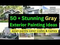 The best gray exterior paint ideas in 2023 gray exterior house paint ideas asian paints color code