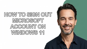 How to Sign Out Microsoft Account on Windows 11 - KevinHowTo