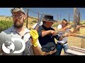 ¡A entrenar con pistolas de vaqueros! | Mythbusters: Los cazadores de mitos |Discovery Latinoamérica