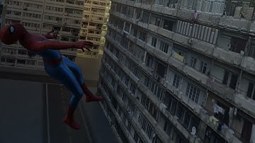 spiderman no way home swinging blender animation
