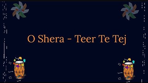 Teer Te Taj | O Shera Uth Zara | Kesari -2 