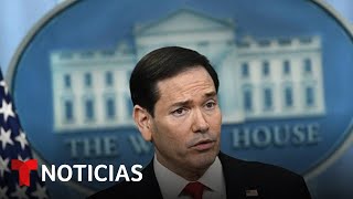EN VIVO: Marco Rubio encabeza la rueda de prensa de la Casa Blanca