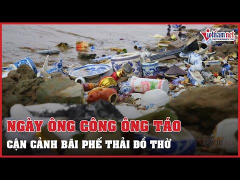 Video Bãi phế thải đồ thờ dưới chân cầu Long Biên ngày ông... - youtube