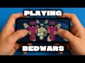 Playing all Bedwars modes on Phone | Pojavlauncher!!