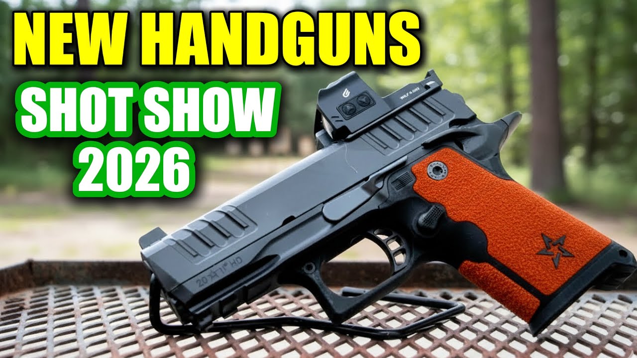 7 НЕВЕРОЯТНЫХ пистолетов будут представлены на выставке SHOT Show 2026!