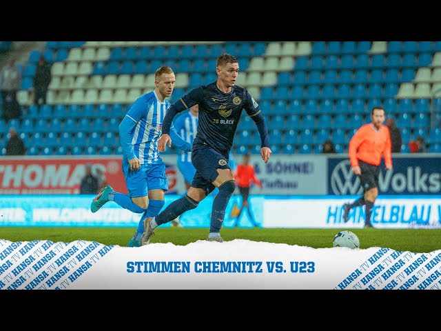 💬 Stimmen zum Spiel: Chemnitzer FC vs. U23 | Regionalliga Nordost⚽
