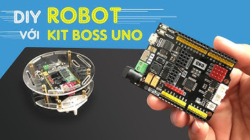 Tự làm ROBOT Bluetooth với KIT Arduino BOSS UNO - DIY Arduino Robot Arm with Smartphone Control