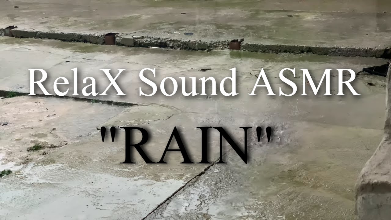Rain relaxing sound! ASMR videos 4K - YouTube