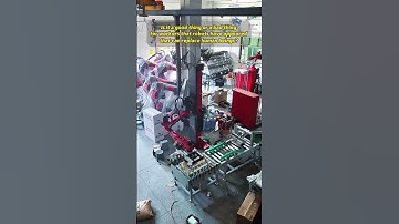 Palletizing robot #intelligence #automobile #factoryproducts #industrialrobot #machine #factory