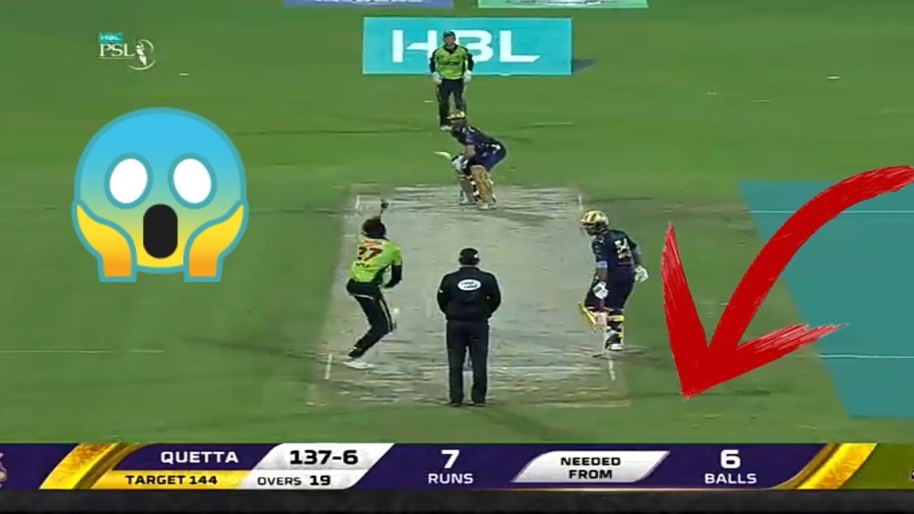 psl 2019 Quetta vs Lahore most shocking match Rc20😱