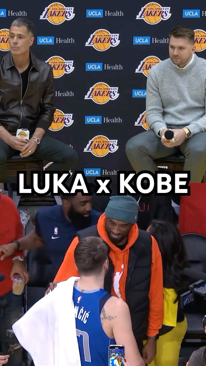 Luka speaking about his moment with Kobe on the sidelines in 2019!