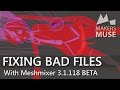 Fixing impossible STL's with Meshmixer 3.1.118 BETA