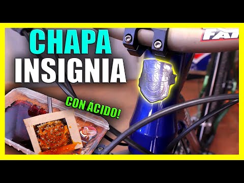 DIY HEAD BADGE ✅ How to make a BICYCLE BADGE from STAINLESS STEEL, COPPER, ALUMINUM with ACID