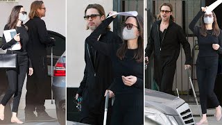 Angelina Jolie Graciously Escorted Brad Pitt To The Hospital When His Health Was Somewhat Bad