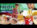 FIVE STAR Spiral BREAKFAST BUFFET & Jollibee Dinner in Manila Philippines