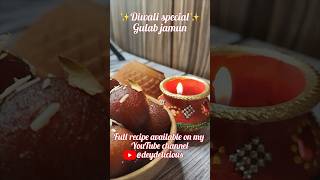 Gulab Jamun | Diwali Special | Easy to make at home| gulabjamun diwali shorts youtubeshorts