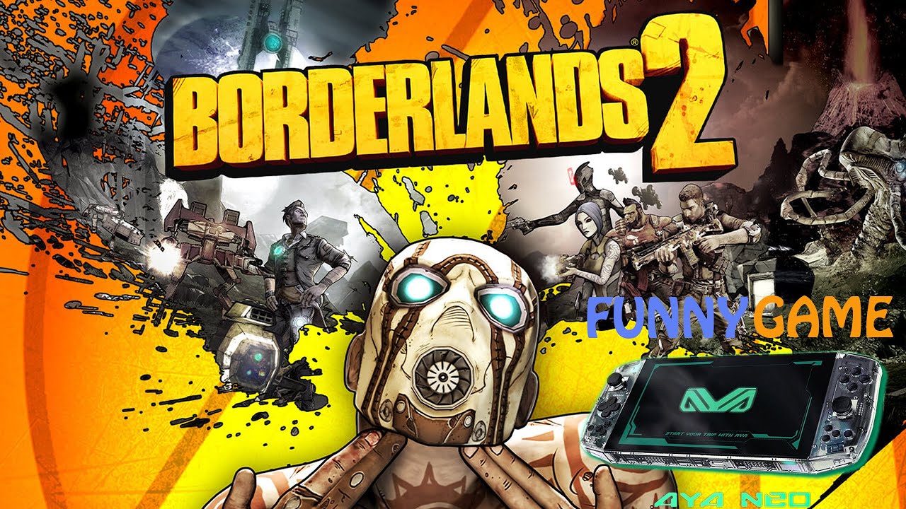 AYA NEO - BORDERLANDS 2 PC GAMEPLAY HIGH SETTINGS 15W TDP (GPD WIN 3 COMPETITOR)