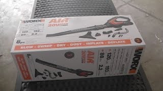 Worx 32V 120MPH Lithium Ion Blower Worx Air Blower Review