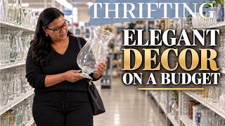 You Won't Believe I Found Two Large Ones | Thrifting Luxurious Elegant Home Decor