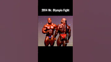 2014 MR. OLYMPIA FIGHT — PHIL HEATH VS. KAI GREENE. #shorts #gymmotivation #bodybuilding