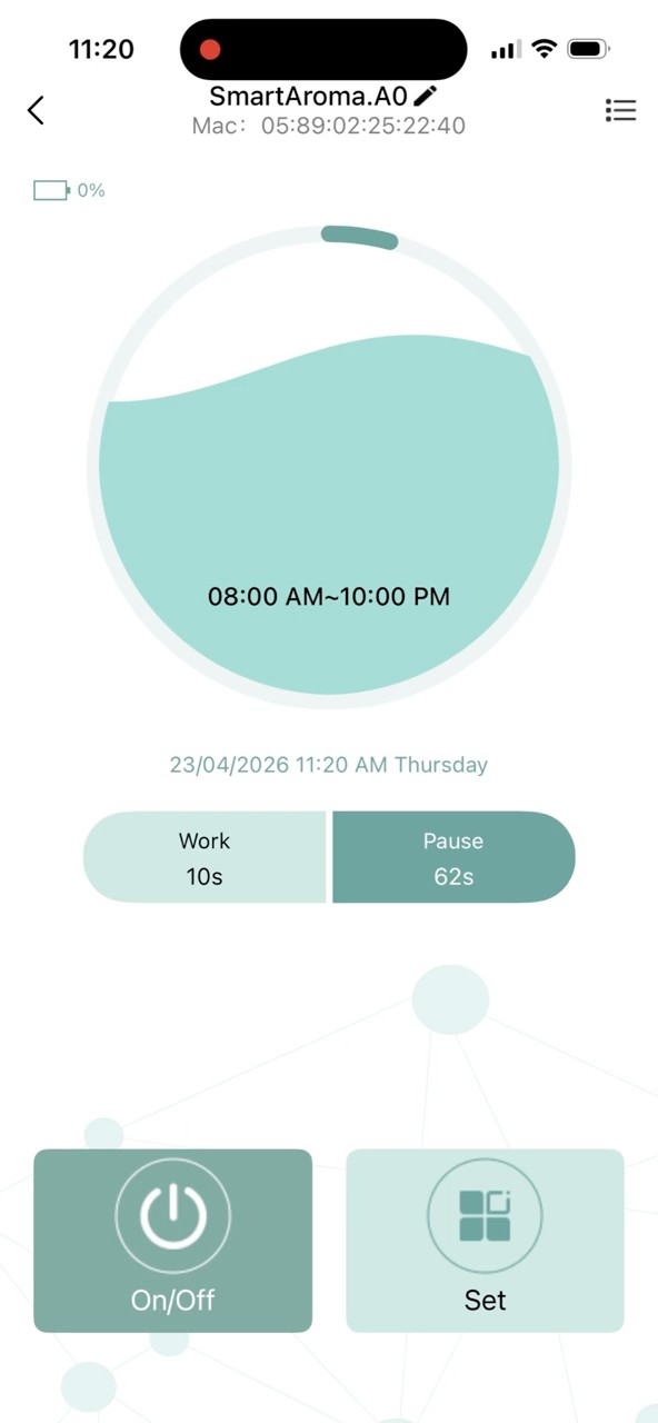 Tutorial de la app Aroma Link para difusores BENDIS